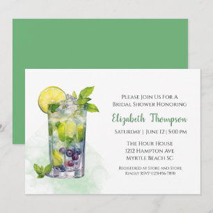 Invitation Citrus Fruit Drink Cocktail Fête des mariées