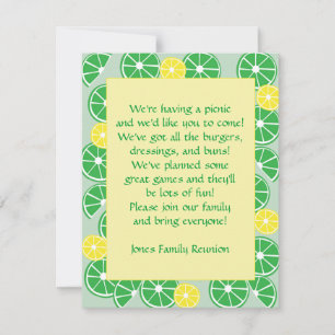 Invitation Citrus Fun