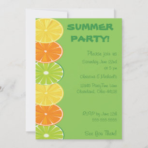 Invitation Citrus Splash