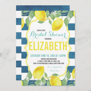 Invitation Citrus Theme Bridal Douche