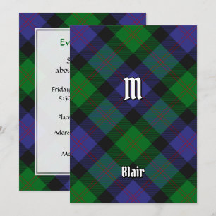 Invitation Clan Blair Tartan