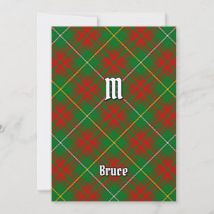 Invitation Clan Bruce Hunting Tartan