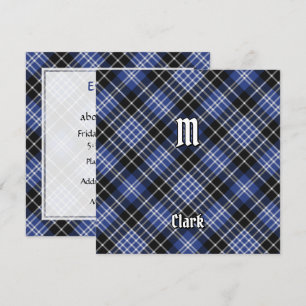 Invitation Clan Clark Tartan