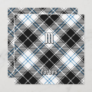 Invitation Clan Forbes robe Tartan