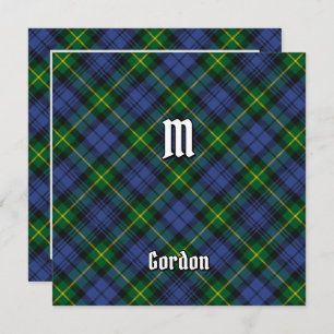 Invitation Clan Gordon Tartan