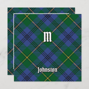 Invitation Clan Johnston Tartan