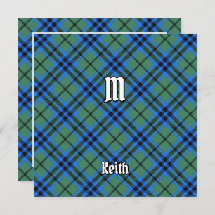 Invitation Clan Keith Tartan