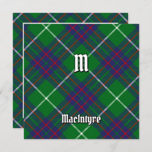 Invitation Clan MacIntyre Tartan