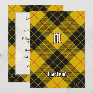 Invitation Clan Macleod de Lewis Tartan