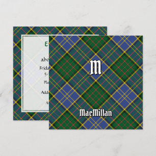 Invitation Clan MacMillan Chasse Tartan