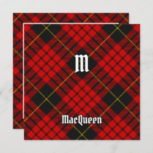 Invitation Clan MacQueen Tartan