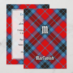Invitation Clan MacTavish Tartan