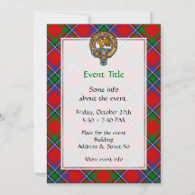 Clan Sinclair Crest sur Tartan