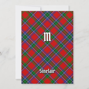 Invitation Clan Sinclair Tartan