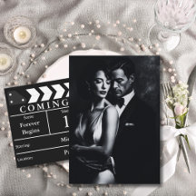 Clapet de cinéma élégant Mariage Enregistrez la da