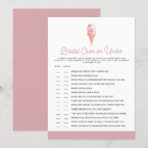 CLARA Retro Blush Over Under Fête des mariées Game