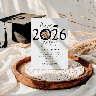 Invitation Class Of 2026 Graduate | Photo Graduation Party