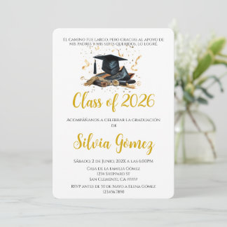 Invitation Class of 2026 graduation