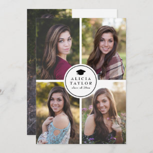 Invitation Classe accomplie, annonces d'obtention du diplôme