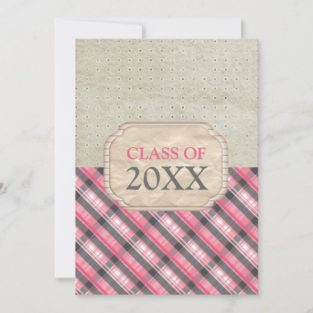 Invitation Classe de 20XX Annonces de Graduation (Devant)