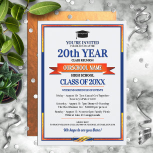 Invitation Classe de couleurs de l'école de style classique R