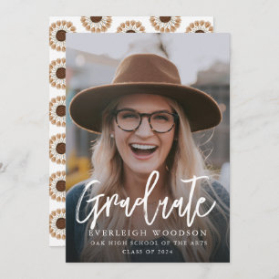 Invitation Classe De Diplôme Photo Simple De 2024