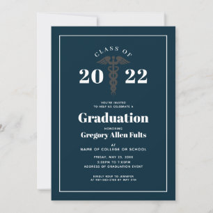 Invitation Classe de graduation en infirmière moderne de 2022
