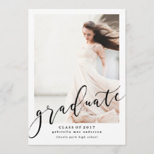 Invitation CLASSE de l'invitation 2017 d'obtention du diplôme