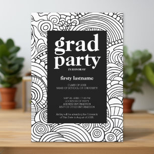 Invitation Classe de n'importe quelle année - Graduation Part