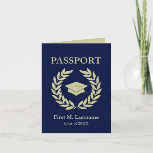 Invitation classe de passeport de graduation 2022