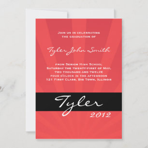 Invitation Classe de rouge Spring Collection 2012