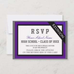 Invitation Classe formelle classique Réunion RSVP