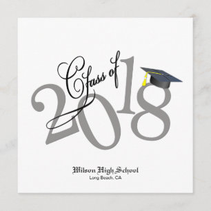 Invitation Classe géniale de l'obtention du diplôme 2018