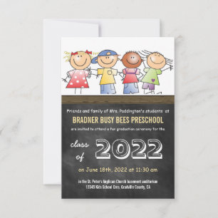 Invitation Classe pré-K préscolaire de 2022