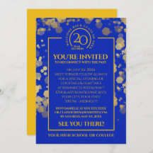 Classe Royal Blue & Gold Reunion