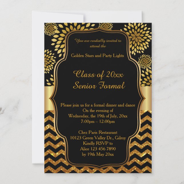 Invitation Classe supérieure 2017 (Devant)