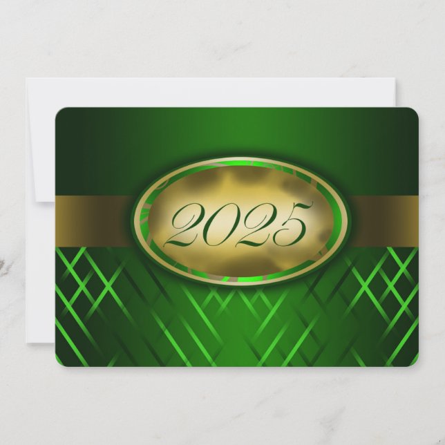 Invitation Classe verte et or de 2025 (Devant)