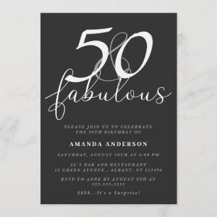 Invitation Classic 50 & Fabuleux 50e anniversaire