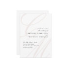 Classic Elegance calligraphie monogramme mariage