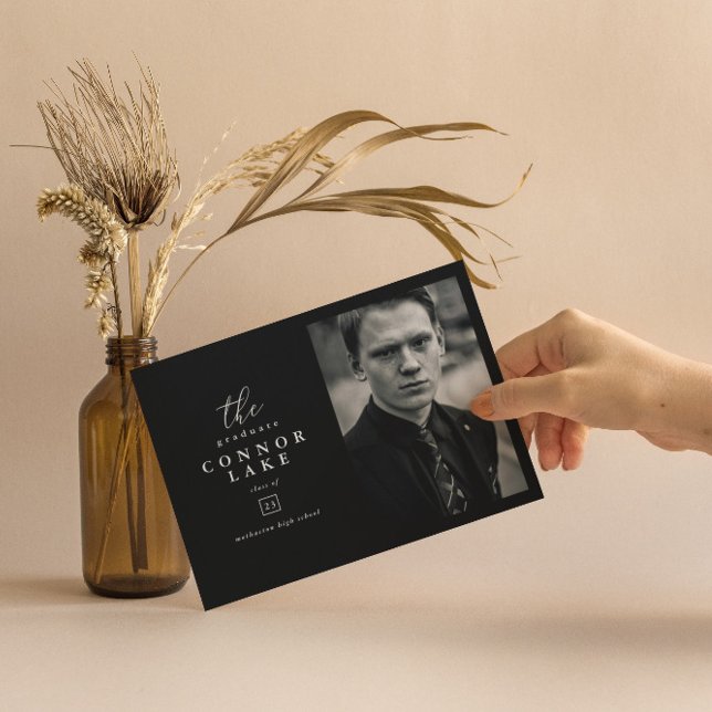 Invitation Classic Horizontal Photo Graduation (Créateur téléchargé)