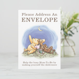 Invitation Classic Winnie L'Ourson sur le Baby shower de la L