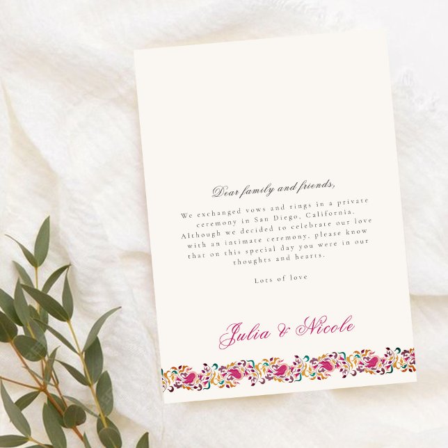 Invitation Classical Pearl Swan Floral Wedding Announcement (Créateur téléchargé)