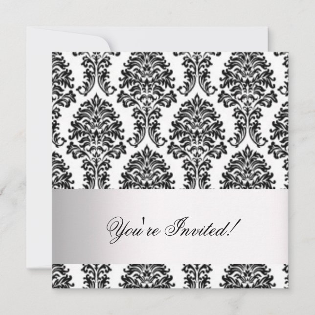 Invitation Classique Damas (Devant)