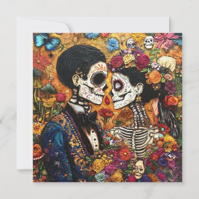Invitation Classique Día de los Muertos (Devant)