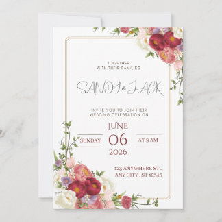 Invitation Classique & Élégant