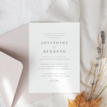 Classique Élégante Bible Verse Mariage chrétien