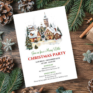 Invitation classique pour une fête de Noël