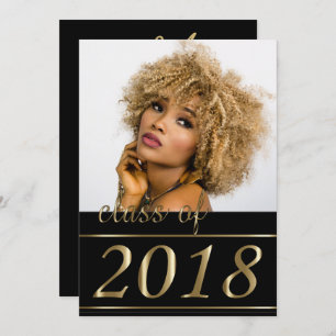 Invitation Classy Photo Graduation 