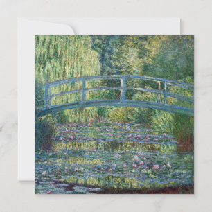 Invitation Claude Monet - Eau Lily étang, Harmonie verte