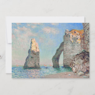Invitation Claude Monet - Falaises à Etretat